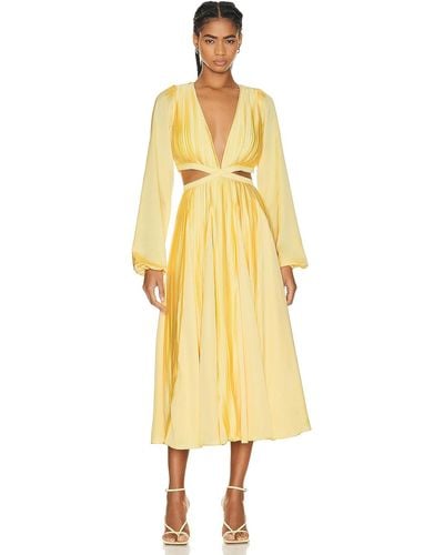 Rococo Sand Bree Midi Dress - Yellow