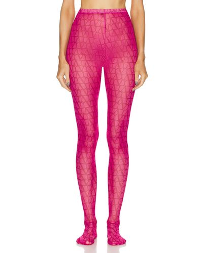 Valentino Iconographe legging - Pink