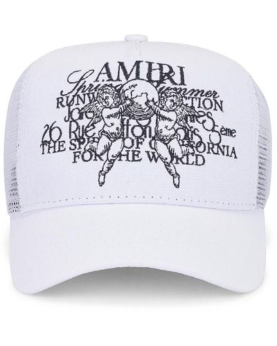 Amiri Cherub Trucker Hat - White