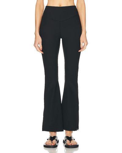 The Upside Ribbed Florence Flare Pant - Blue