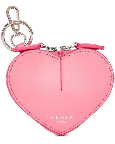 Alaïa Alaïa Mini Le Coeur Pouch - Pink