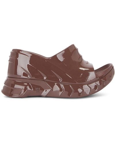 Givenchy Marshmallow Wedge Sandal - Brown