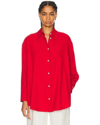 The Row Andra Shirt - Red