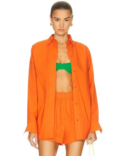 Haight Oversized Shirt - Orange