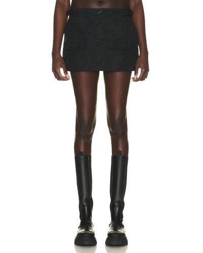 Wardrobe NYC Cargo Mini Skirt - Black