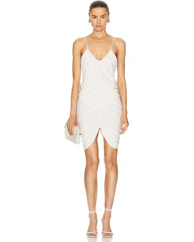 Norma Kamali Slip Diana Mini Dress - White