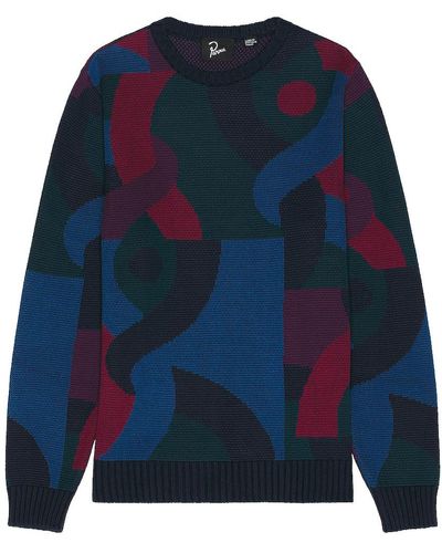 by Parra Knotted Knitted Sweater - Blue