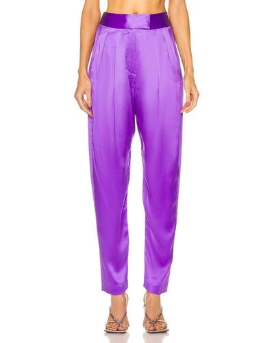 The Sei Tapered Trouser - Purple