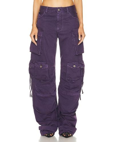 The Attico Fern Long Pant - Purple
