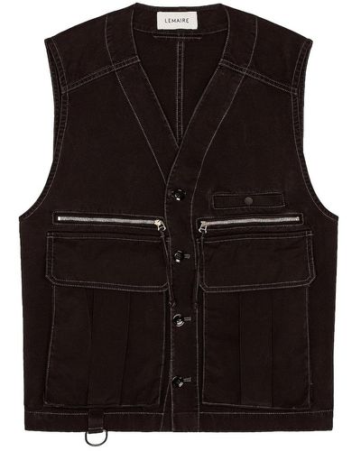 Lemaire Reporter Vest - Black