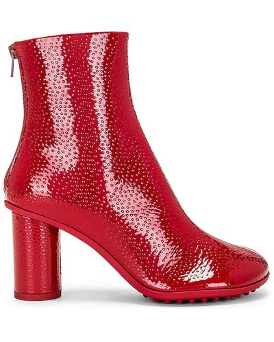 Bottega Veneta Atomic Ankle Boot - Red