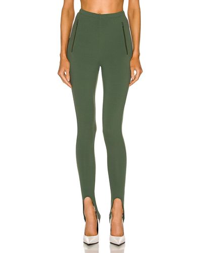 Wardrobe NYC Stirrup legging - Green