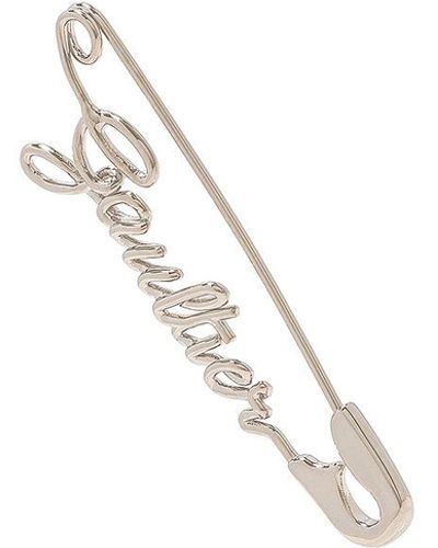 Jean Paul Gaultier Safety Pin Gaultier Mono Earring - Metallic