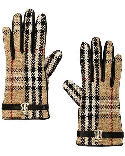 Burberry Victoria Tweed Glove - Multicolor