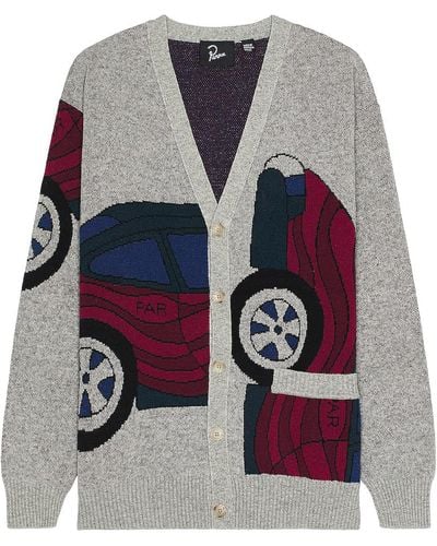 by Parra No Parking Knitted Cardigan - Multicolor