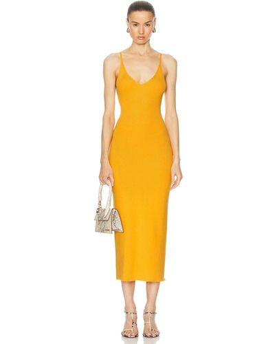 SABLYN Cyprus Fitted Knit Dress - Yellow