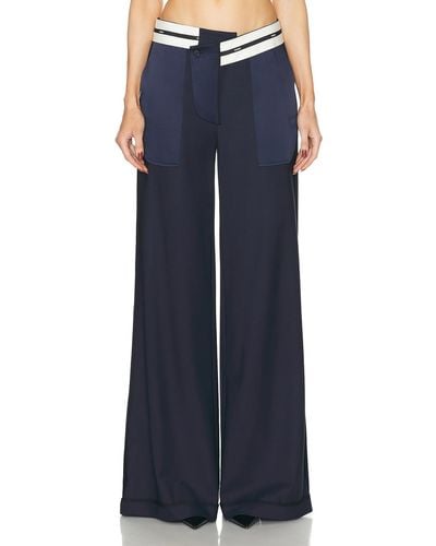 Monse Inside Out Tailored Trouser - Blue