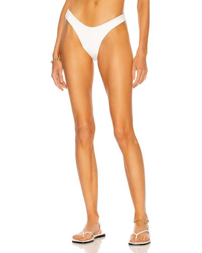 Haight Crepe Leila Bikini Bottom - Orange