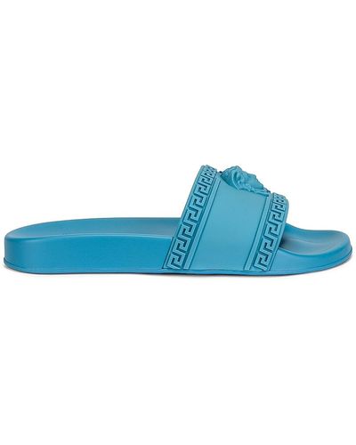 Versace Slides - Blue