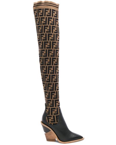 Fendi long shop boots