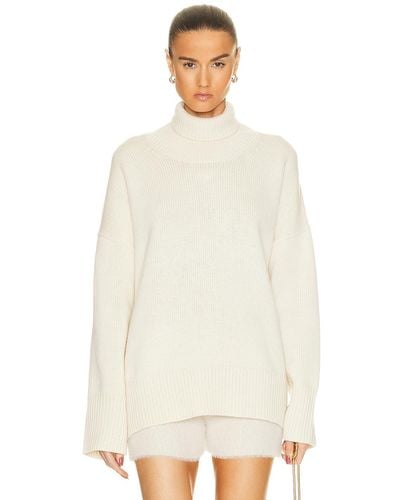 Chloé Cashmere Turtleneck Sweater - White