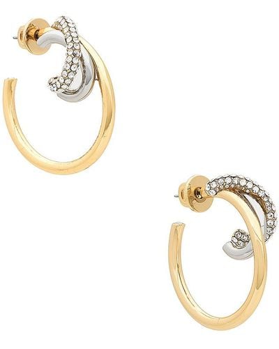 DEMARSON Blythe Hoop Earrings - Metallic