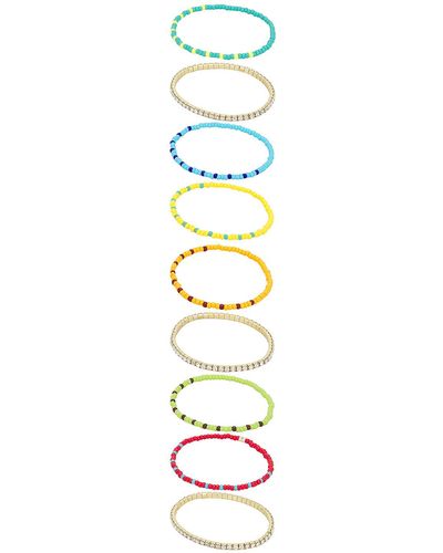 Roxanne Assoulin Just Another Day In Paradise Bracelet Bunch - White