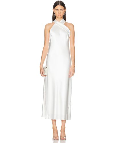 Galvan London Cropped Pandora Dress - White