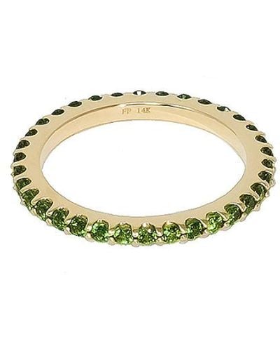 Fry Powers Pave Gem Stacking Ring - Multicolor
