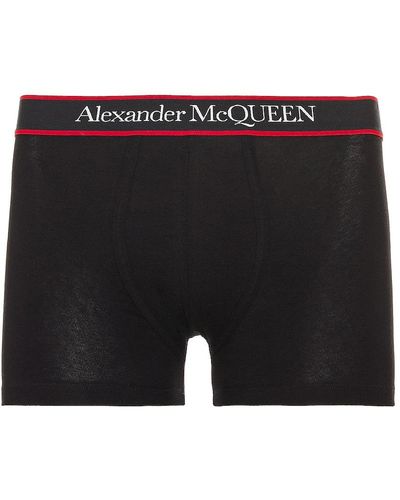 Alexander McQueen Selvedge Boxer - Black