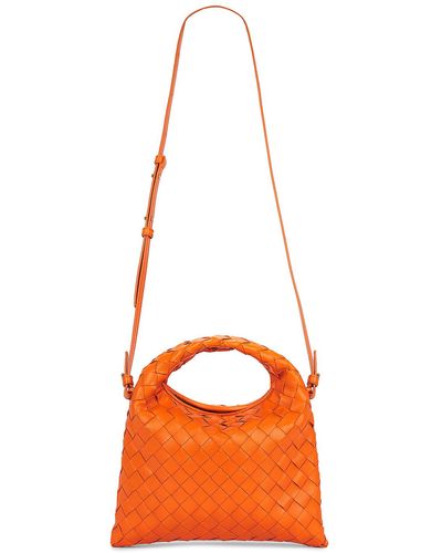Bottega Veneta Mini Hop Hobo Bag - Orange