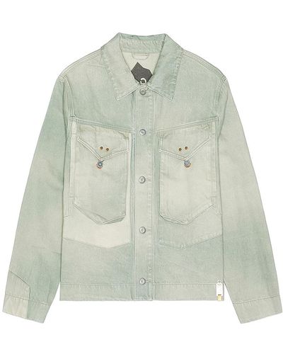 Objects IV Life Tradition Denim Jacket - Green