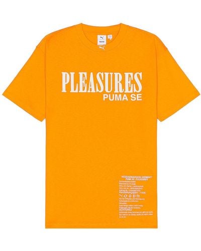 PUMA X Pleasures Typo Tee - Orange