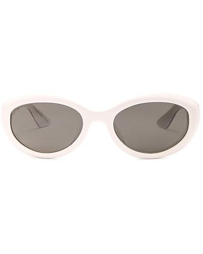 Oliver Peoples X Khaite Oval Sunglasses - White
