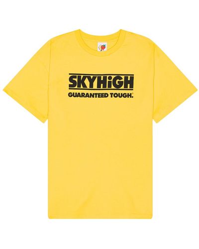 Sky High Farm Construction Graphic Logo #2 T Shirt - Yellow