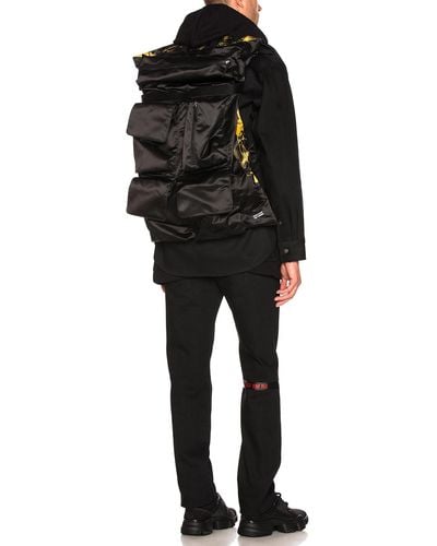 EASTPAK X RAF SIMONS Poster Padded Backpack, Silver Satin Punk, 31.5L 