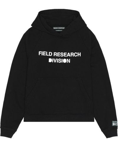 Reese Cooper Field Research Division Hooded Sweatshirt - Black