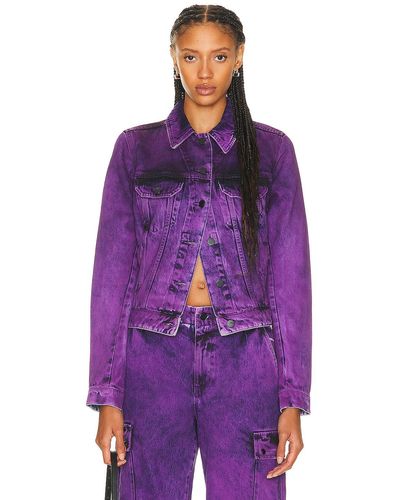 RTA Denim Jacket - Purple