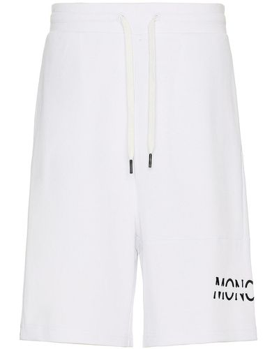 Moncler Sweat Shorts - White