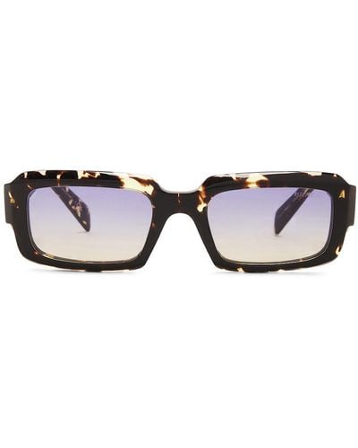 Prada Rectangular Frame Sunglasses - Multicolor