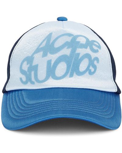 Acne Studios Trucker Cap - Blue