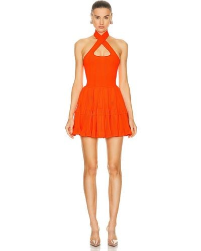 Alaïa Alaïa Crinoline Dress - Orange