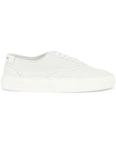 Saint Laurent Venice Low Top Sneakers - White