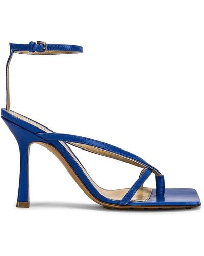 Bottega Veneta Stretch Ankle Strap Sandals - Blue