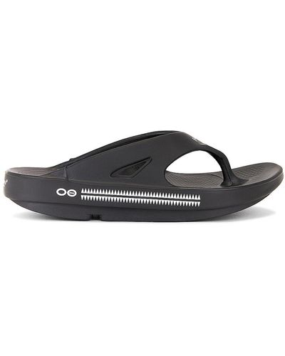 Undercover X Oofos Sandal - Black