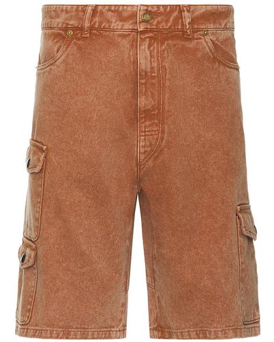 ERL Cargo Shorts Woven - Brown