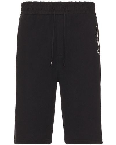 Saint Laurent Large Bermuda Shorts - Black