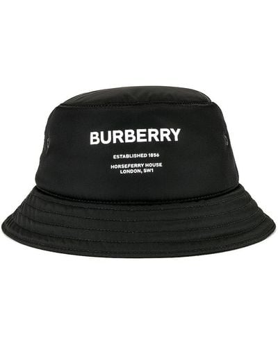 Burberry Nylon Padded Bucket Hat - Black