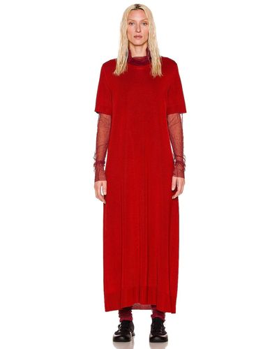 The Row Geno Dress - Red