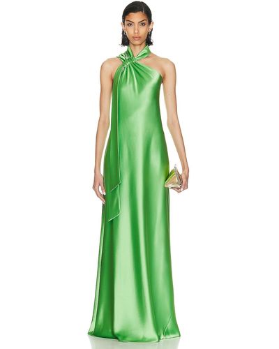 Galvan London Ushuaia Dress - Green